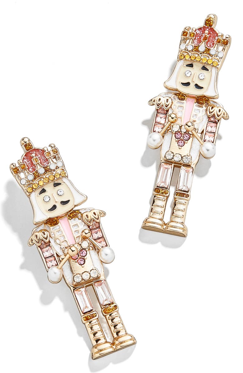 Bauble Bar Nutcracker Earrings