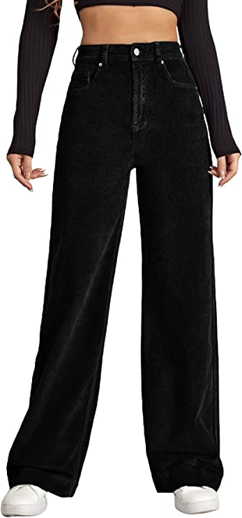 Women's Corduroy Wide-Leg Pants