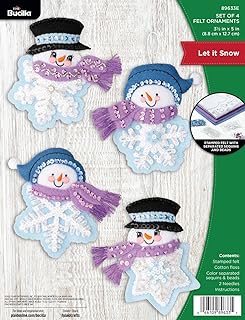 Bucilla Felt Applique Ornament Making Kit Bucilla Felt Applique Ornament Making Kit