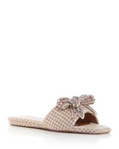 Kurt Geiger London Embellished Bow Slides Kurt Geiger London Embellished Bow Slides