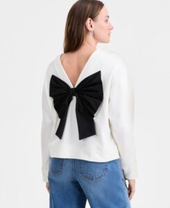 Women's Bow Back Sweatshirt
